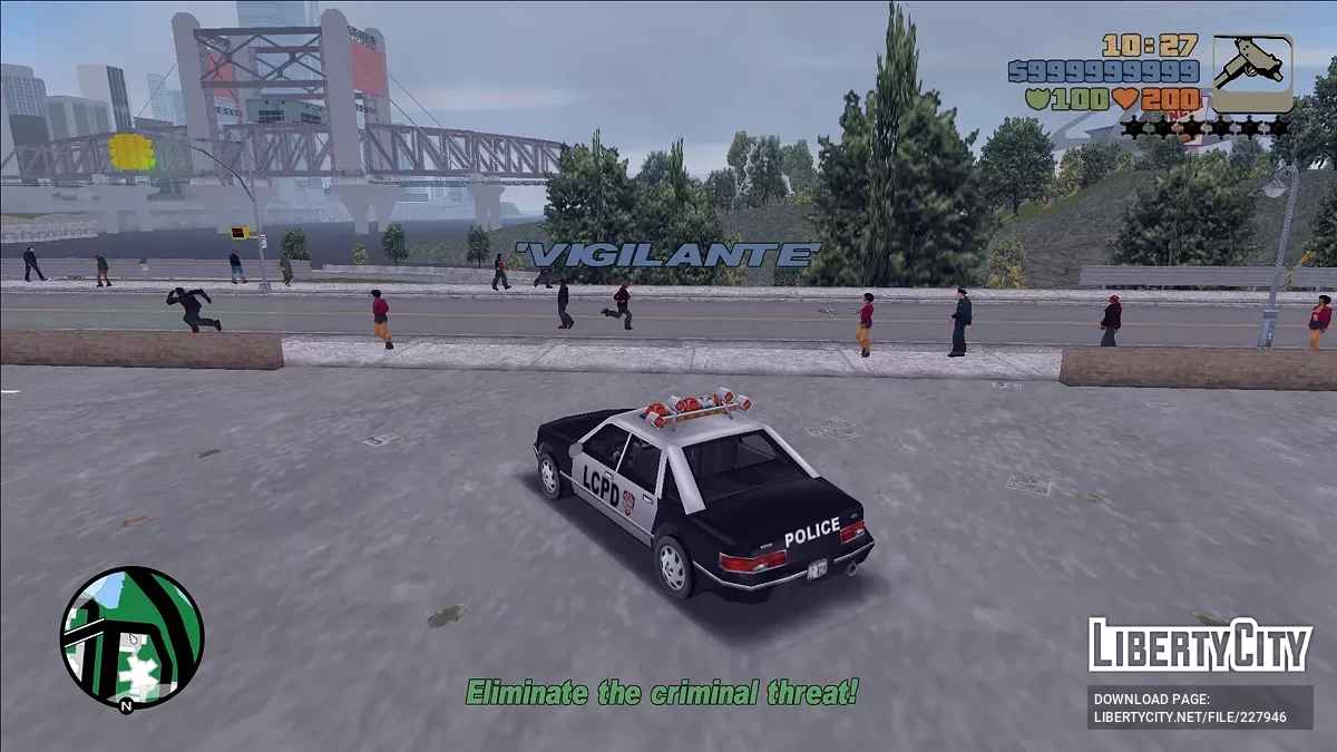 Jamais recherché dans Vigilante (III) / GTA 3