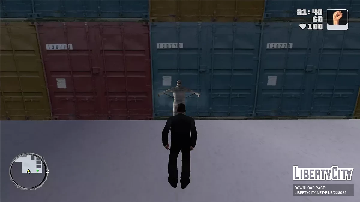 Affichage des objets de collection sur la carte de GTA 3 : Hiver Givré / GTA 3