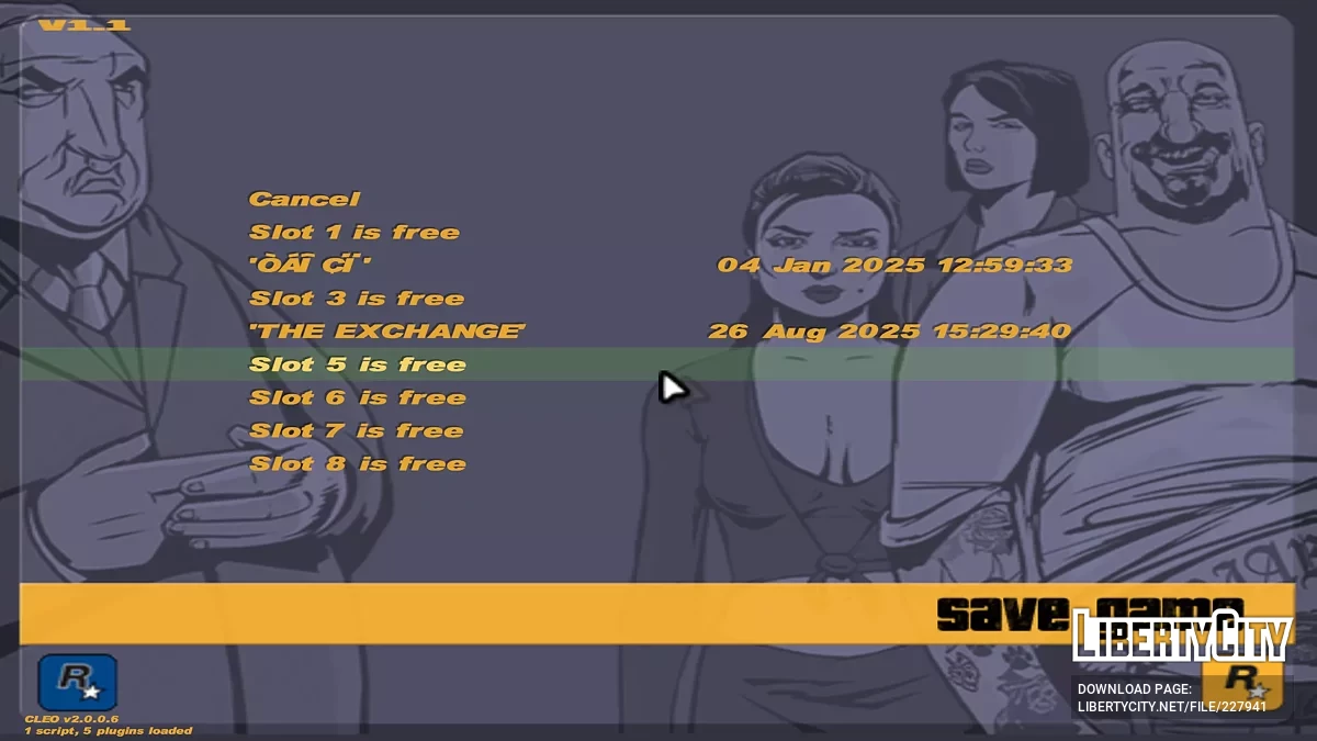 Sauvegarde n'importe où / GTA 3