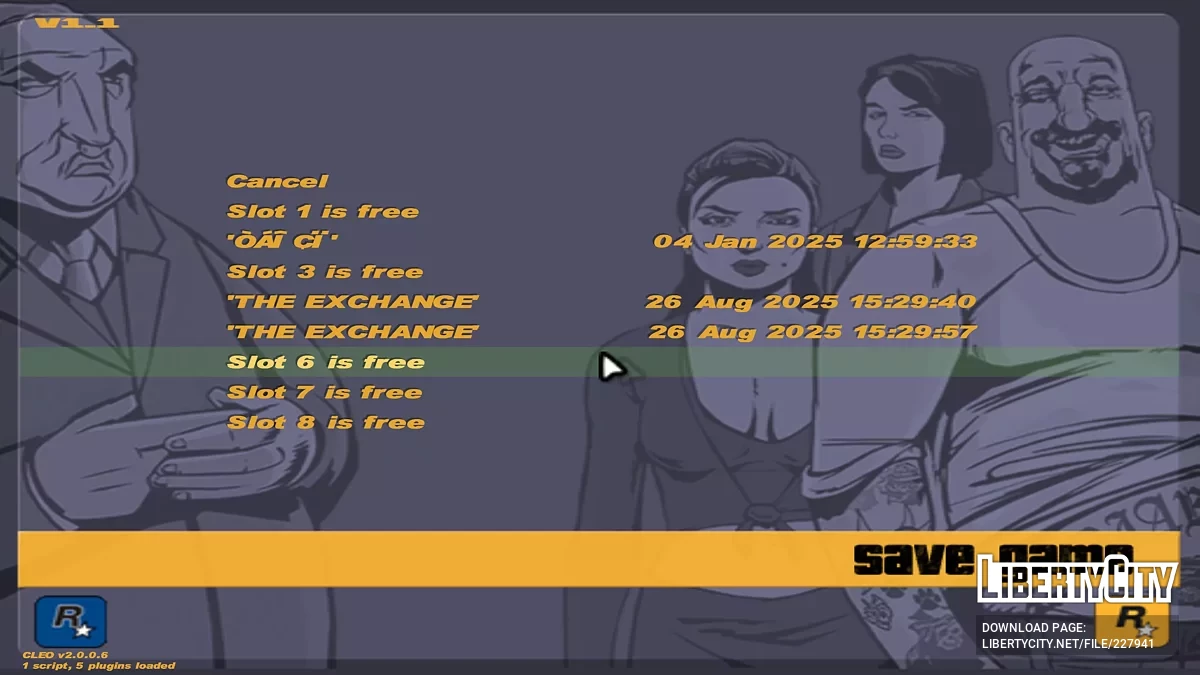 Sauvegarde n'importe où / GTA 3