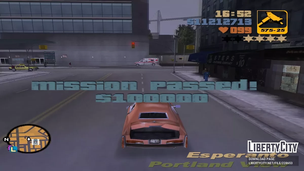 Бічна місія пограбування банку (Легка версія) / GTA 3