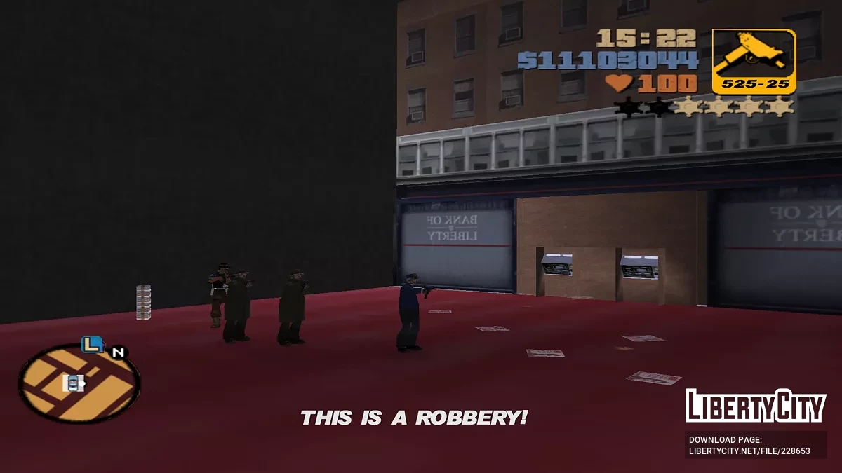 Бічна місія пограбування банку (Легка версія) / GTA 3