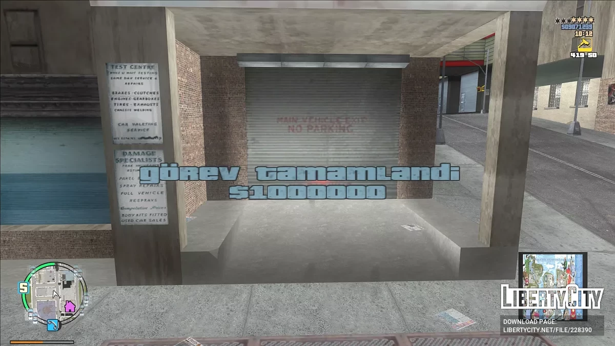 Braquage de banque - Mission secondaire / GTA 3