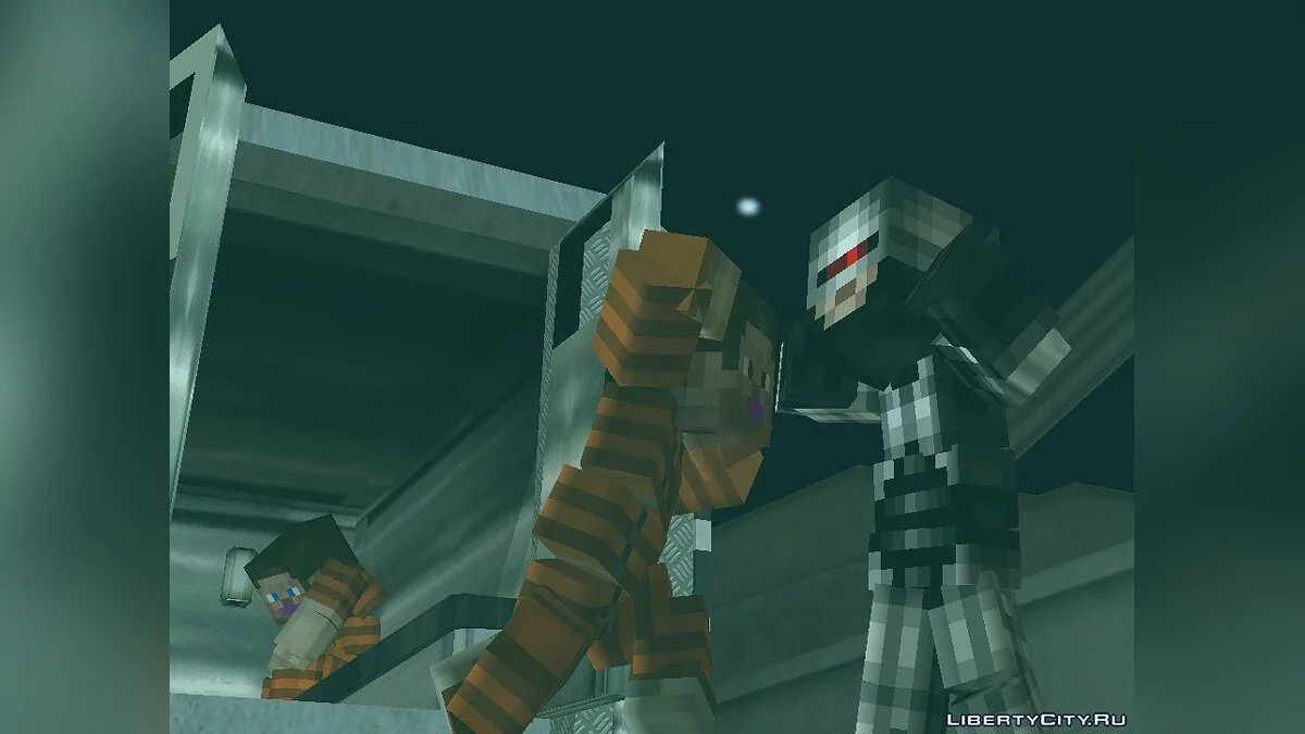 Minecraft Style People / GTA 3
