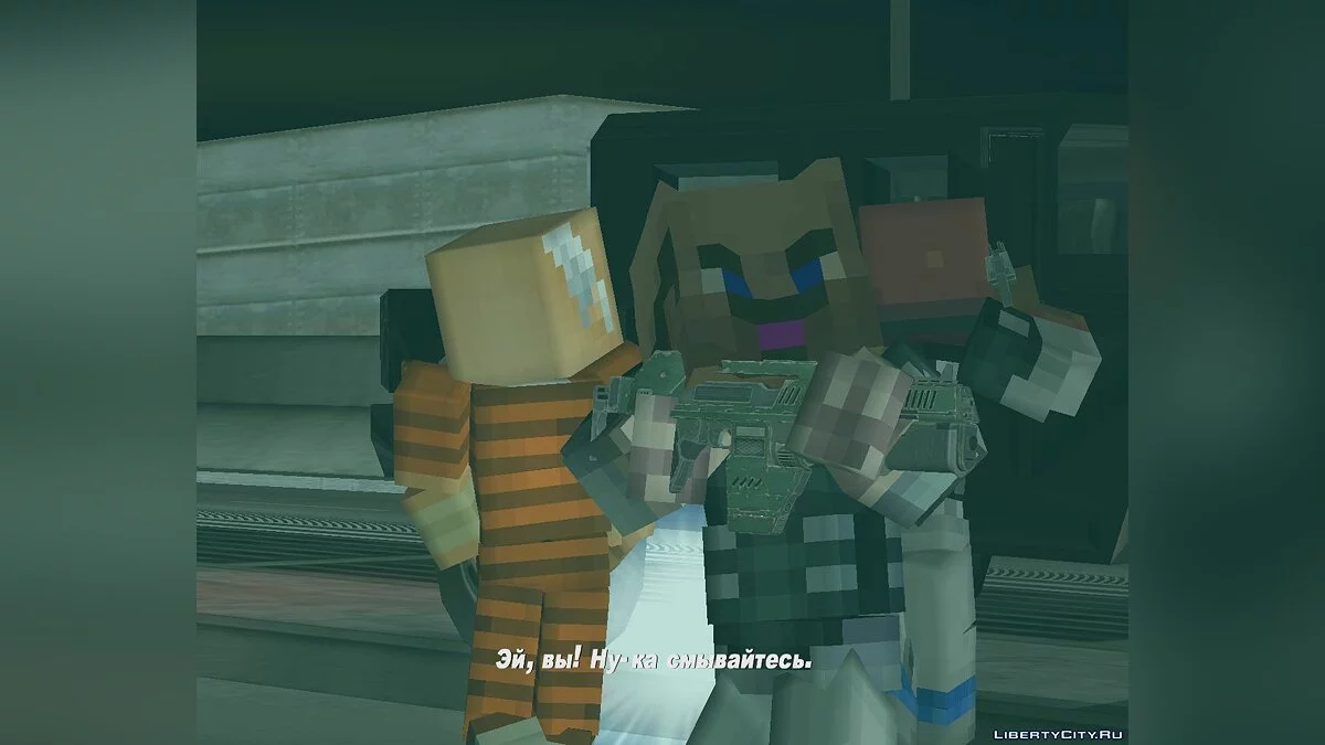 Minecraft Style People / GTA 3