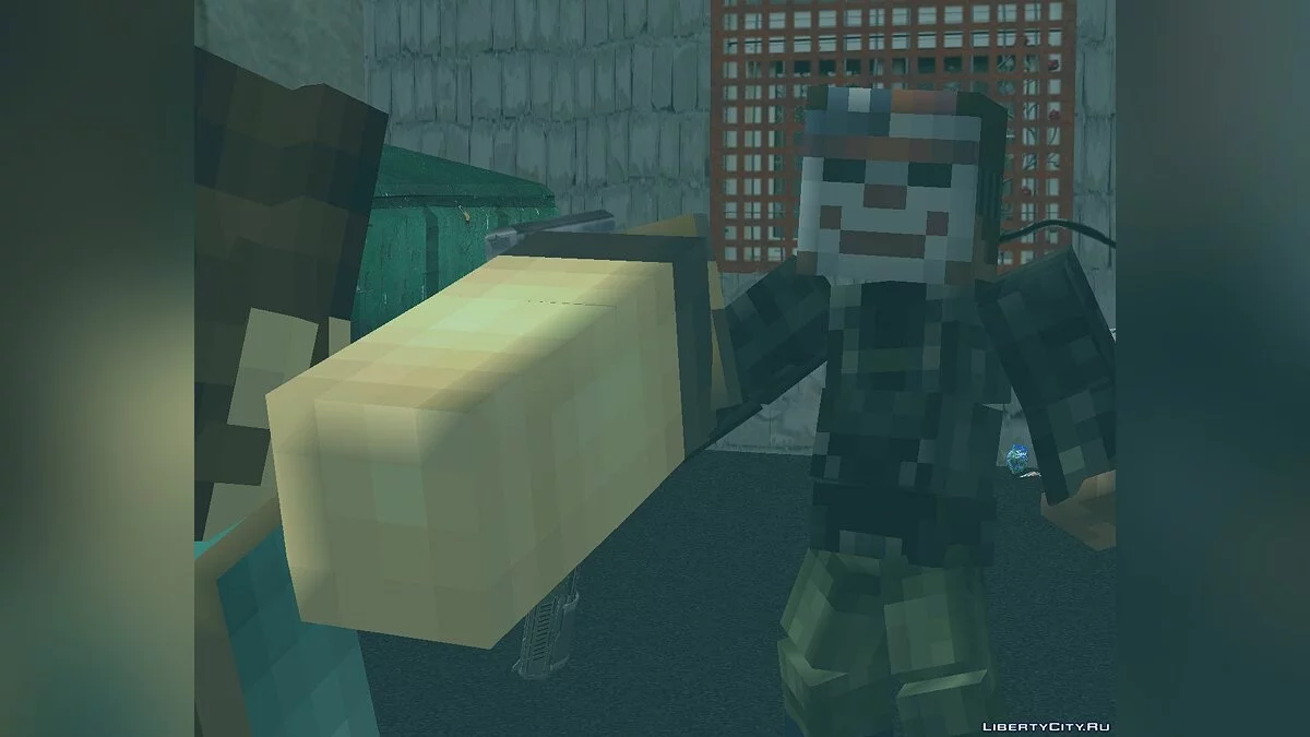 Minecraft Style People / GTA 3