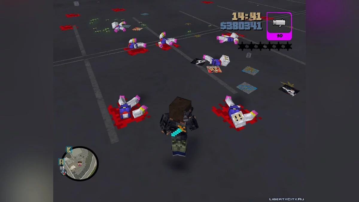Minecraft Style People / GTA 3