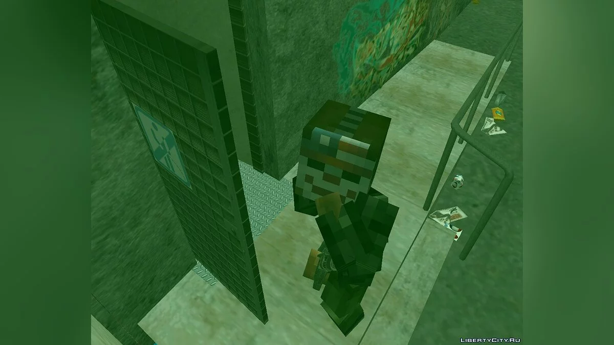 Minecraft Style People / GTA 3