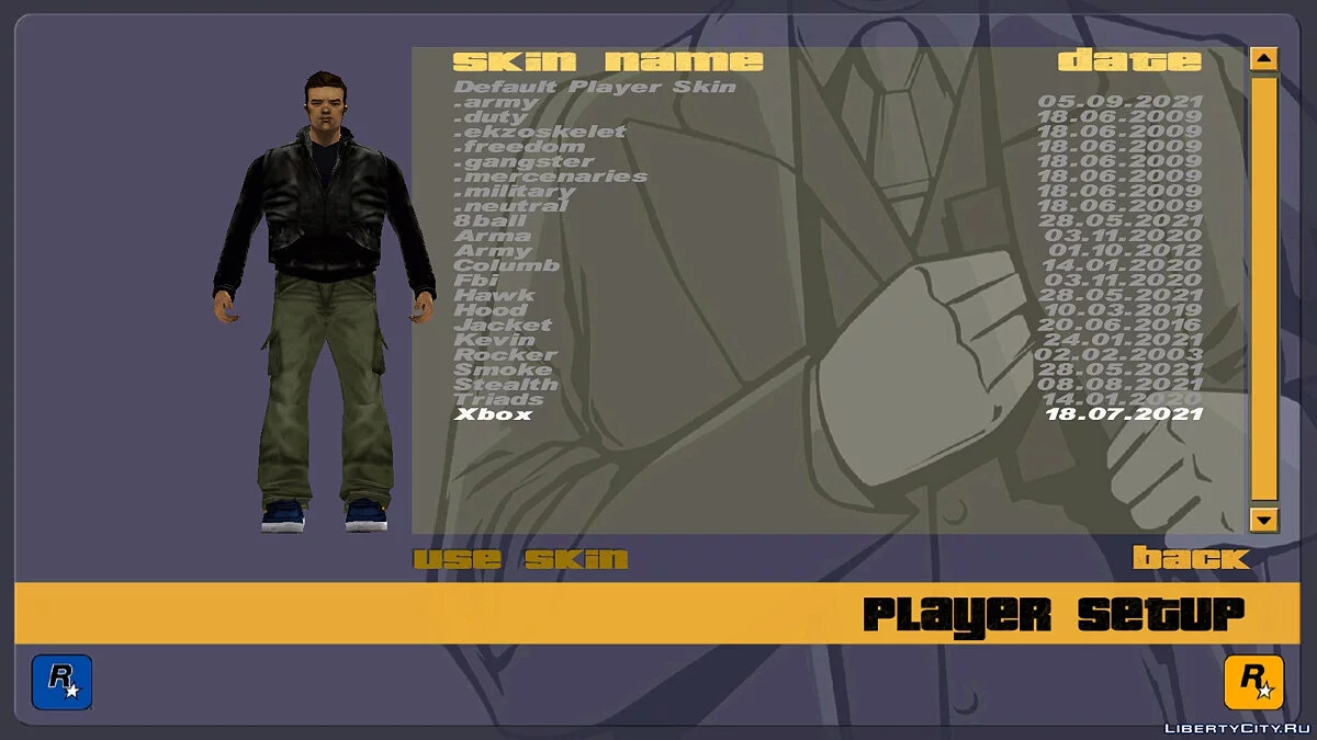 Collection of skins / GTA 3