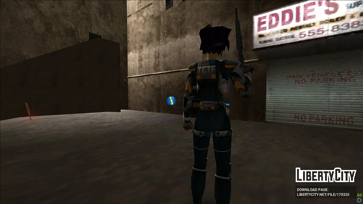 Konoko from game Oni / GTA 3