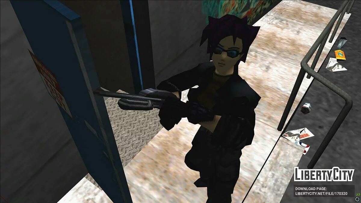 Konoko from game Oni / GTA 3