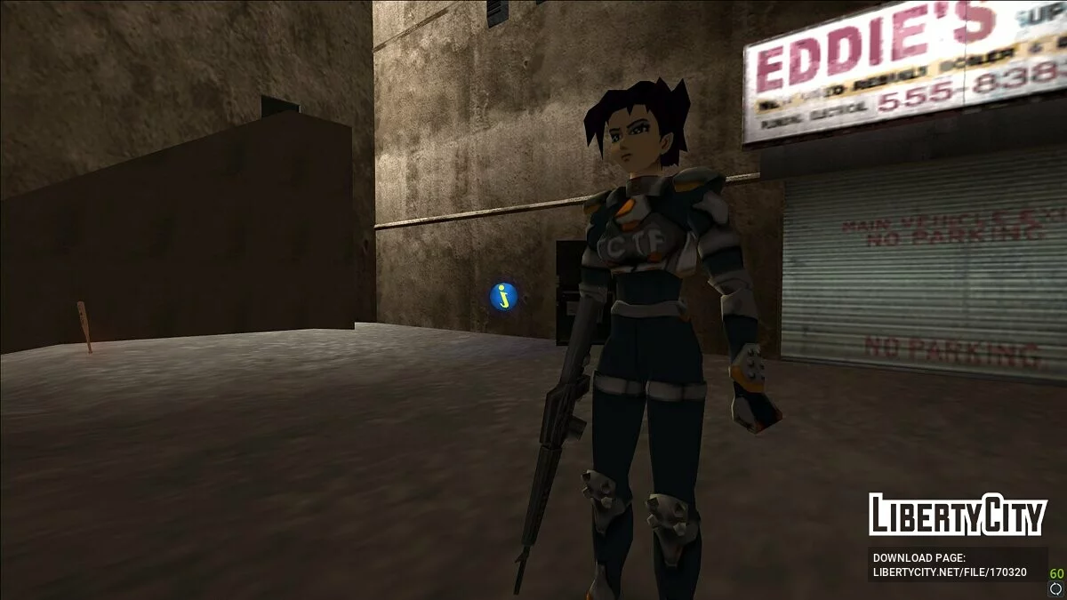 Konoko from game Oni / GTA 3