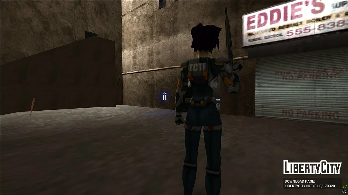 Konoko from game Oni / GTA 3