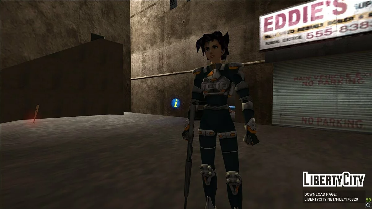 Konoko from game Oni / GTA 3