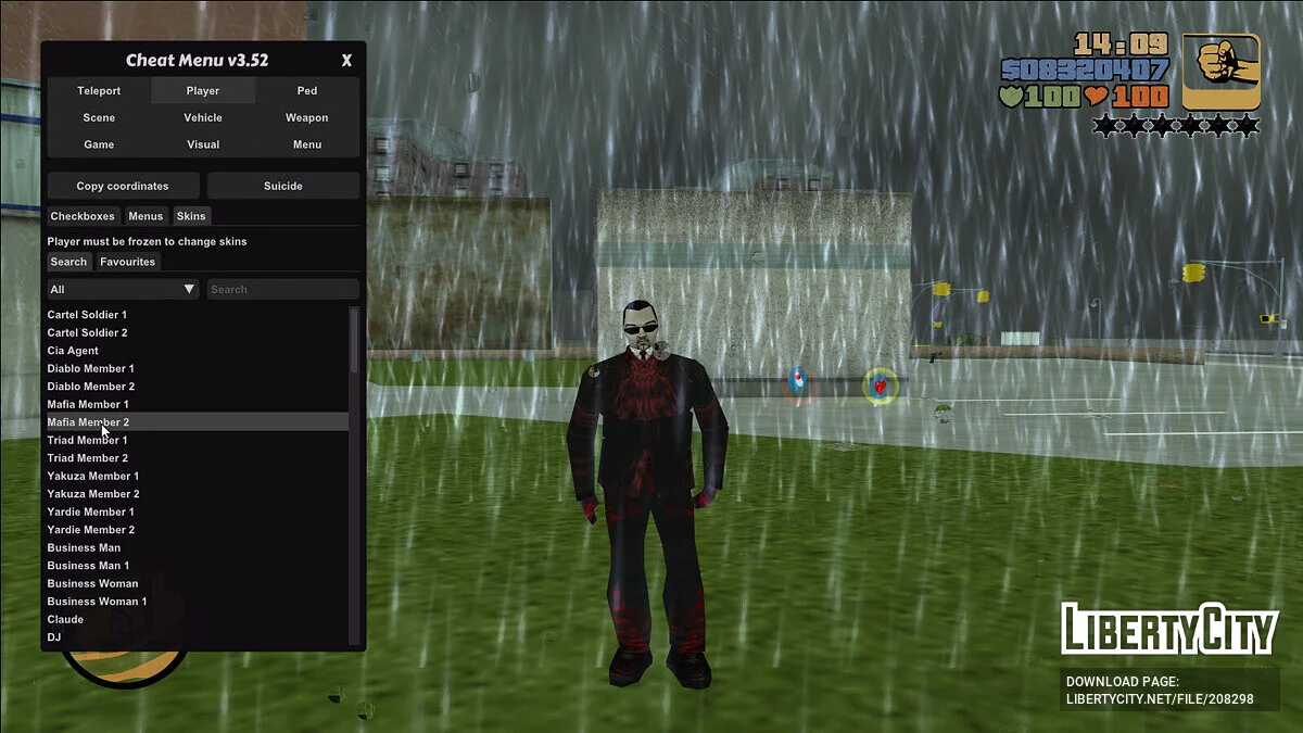 Conjunto de aspectos infectados / GTA 3