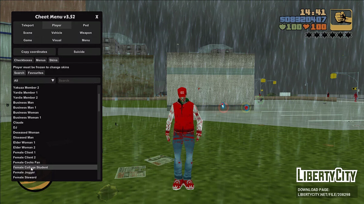 Conjunto de aspectos infectados / GTA 3