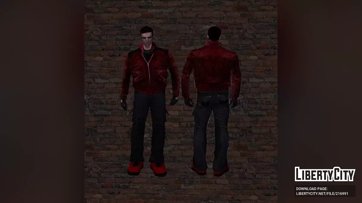More HD skins for the Xbox version of Claude with PC head / GTA 3