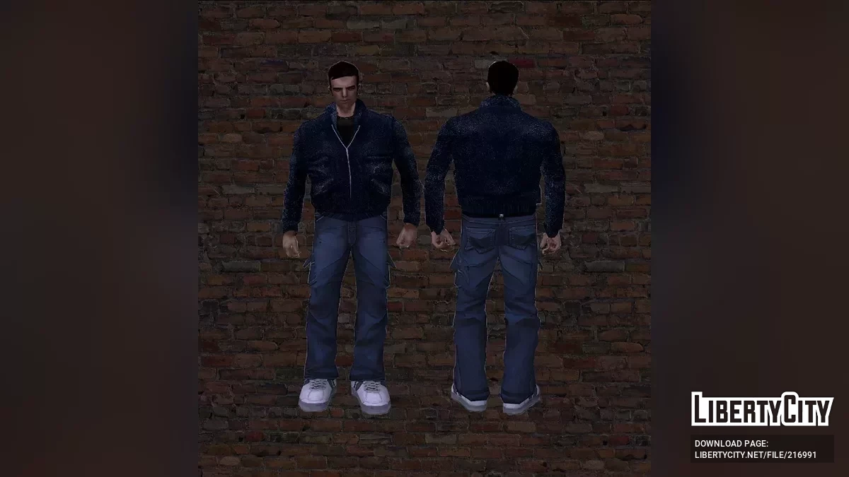 More HD skins for the Xbox version of Claude with PC head / GTA 3