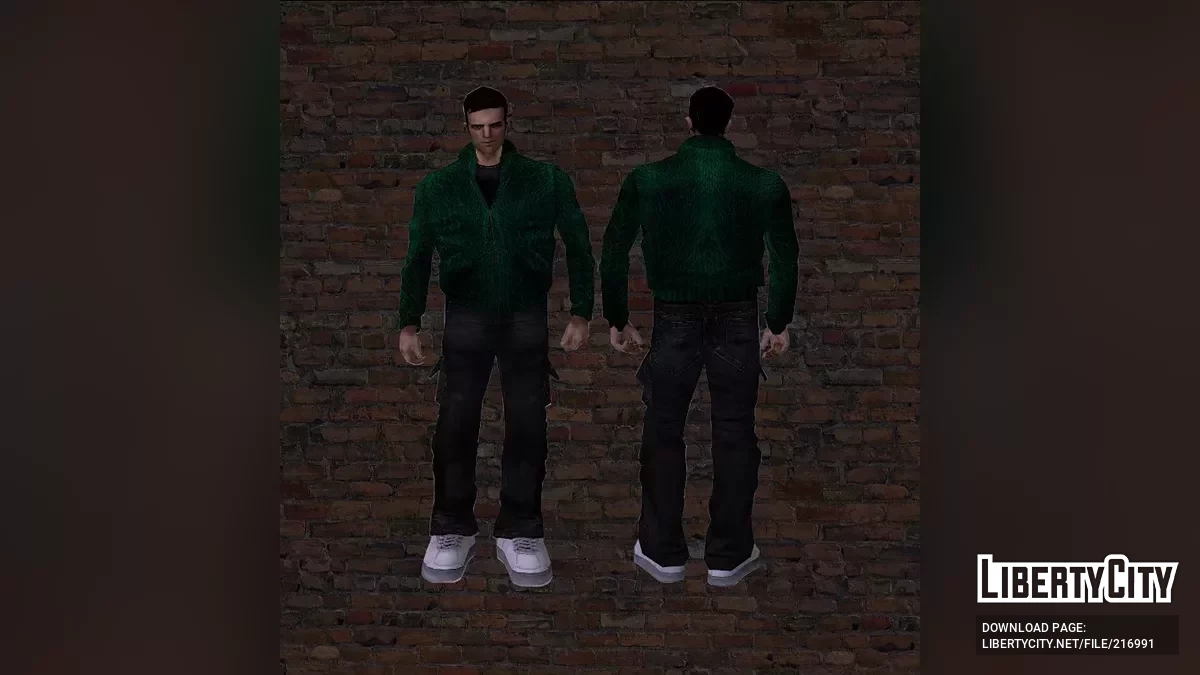 More HD skins for the Xbox version of Claude with PC head / GTA 3