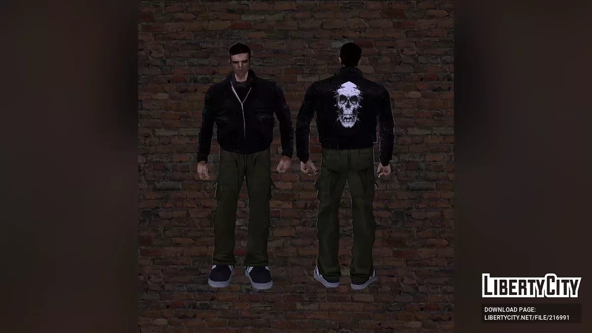 More HD skins for the Xbox version of Claude with PC head / GTA 3
