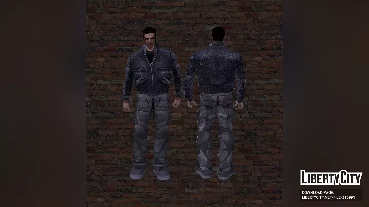 More HD skins for the Xbox version of Claude with PC head / GTA 3