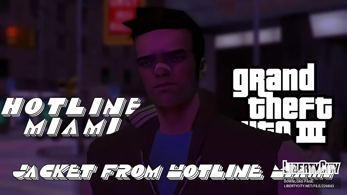 Костюм Джекета з Hotline Miami / GTA 3