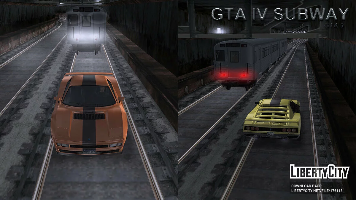 GTA 4 Метровагон (змінений) / GTA 3