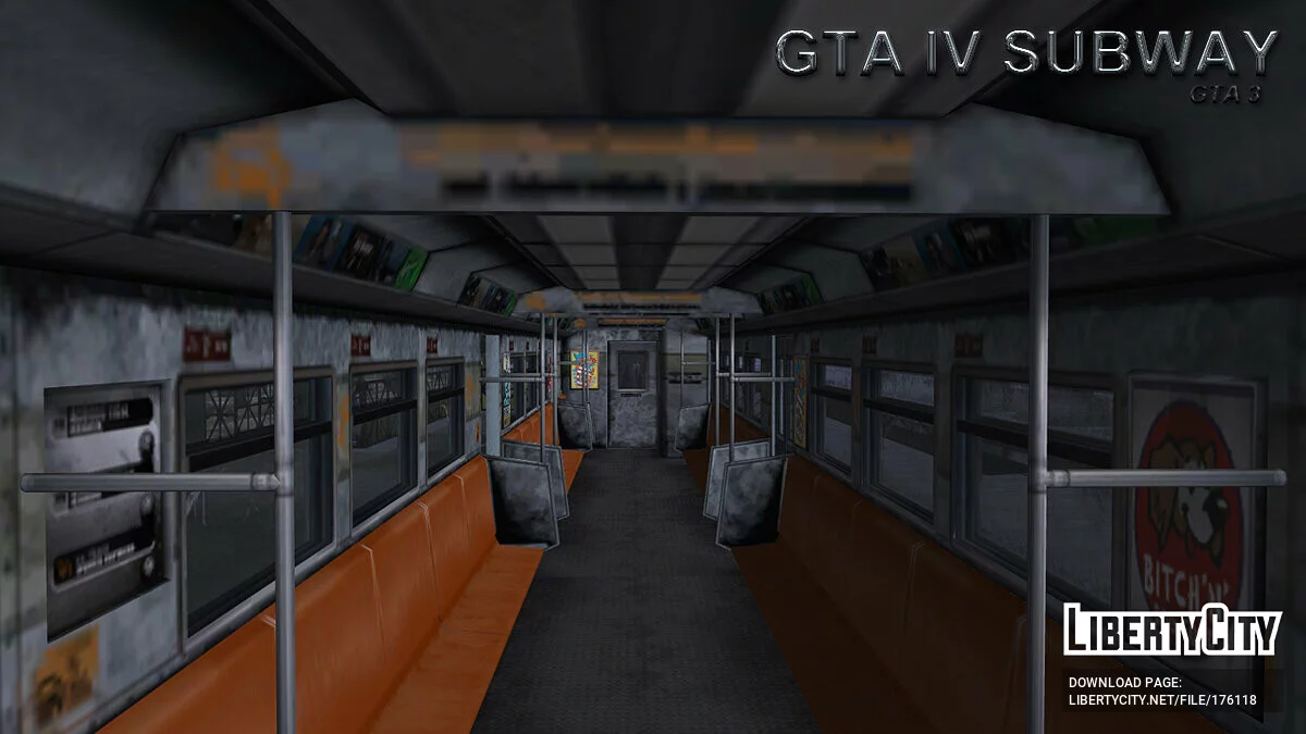 GTA 4 Метровагон (змінений) / GTA 3