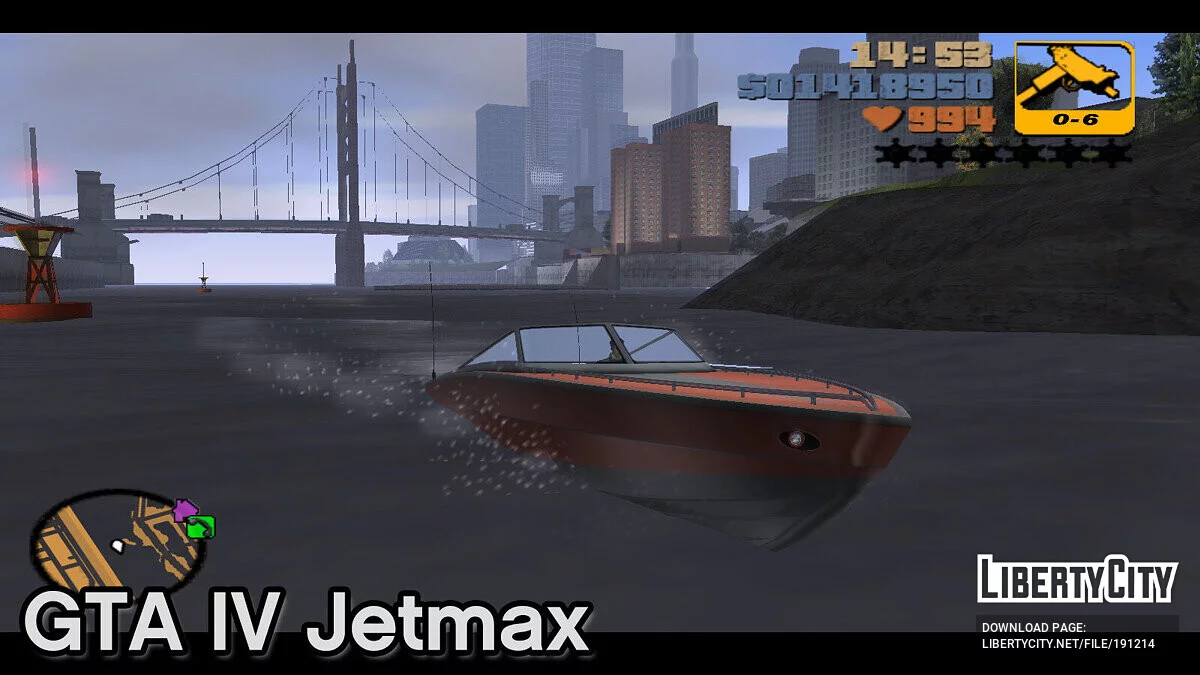 Jetmax de GTA 4 / GTA 3