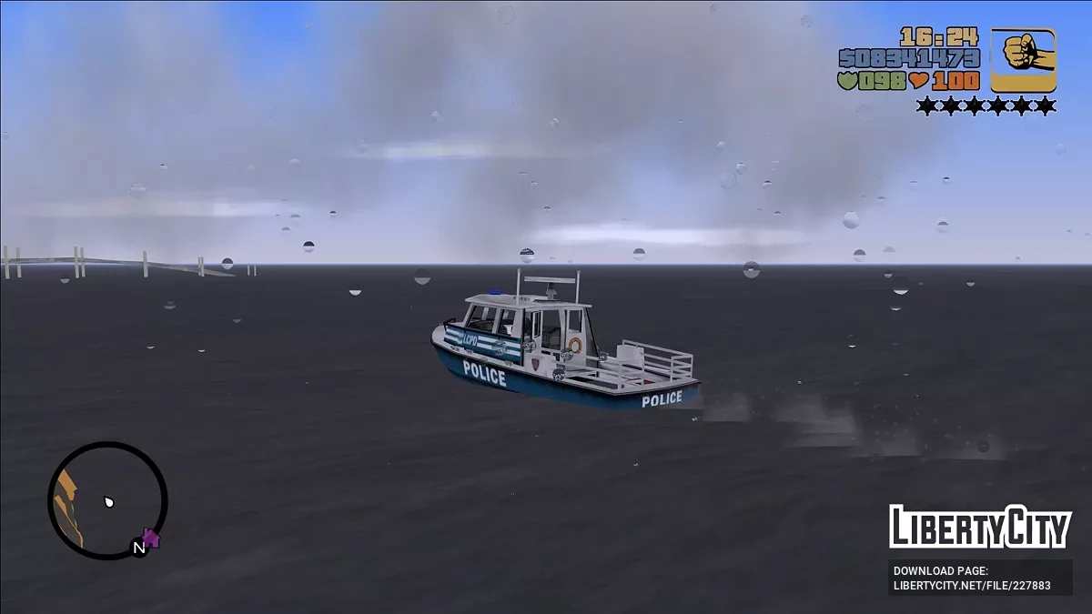 Reefer Polizei Boot Pack / GTA 3