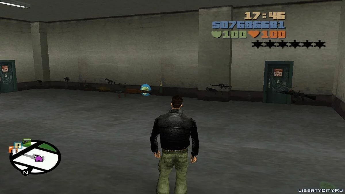 Покращений набір російської зброї. / GTA 3