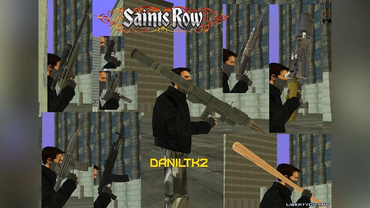Pacote de Armas Beta de Saints Row 1 e Saints Row 2 / GTA 3
