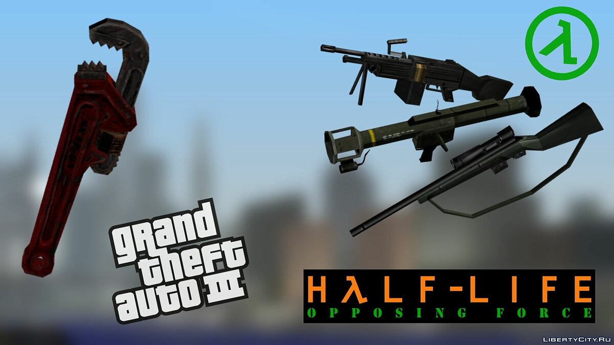 Download Weapons from GTA 4 for GTA 3 (iOS, Android)