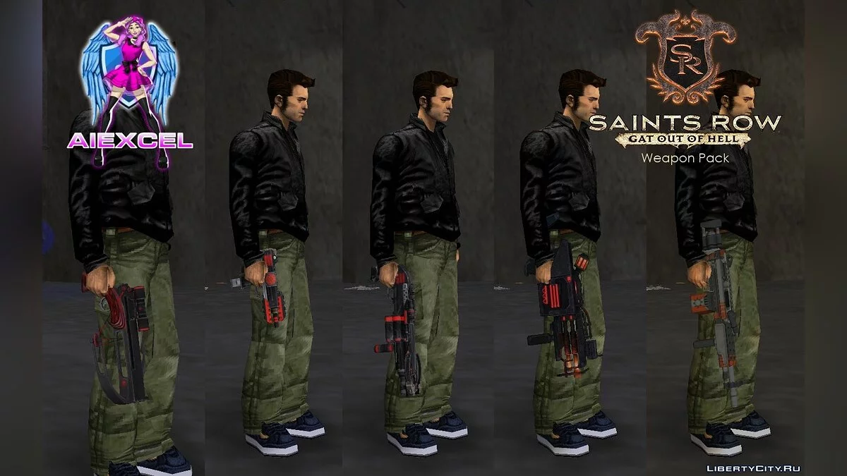 Saints Row: Gat out of Hell Weapons Pack (GTA3 Version) / GTA 3