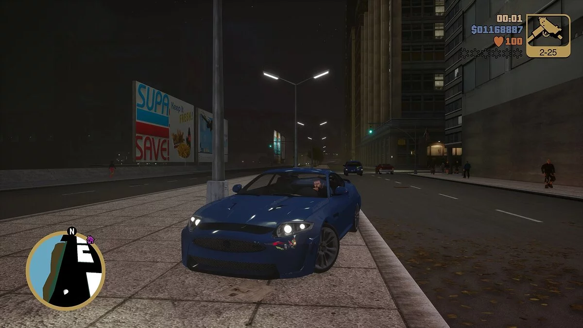 Jaguar XKR-S Mk.II X150 12 / GTA 3: The Definitive Edition