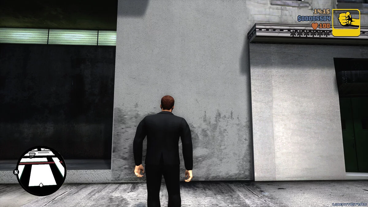 Клод у костюмі Мафії Леоне / GTA 3: The Definitive Edition