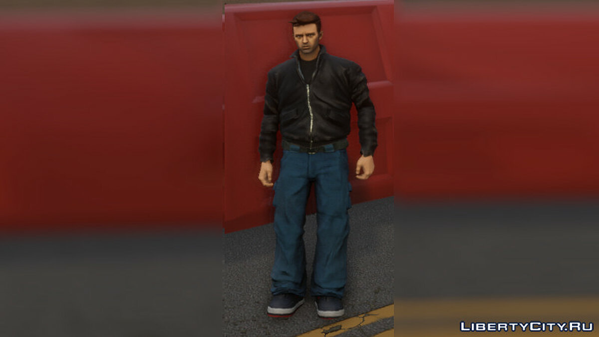 Grand Theft Auto GTA 3 Claude Leather Bomber Jacket