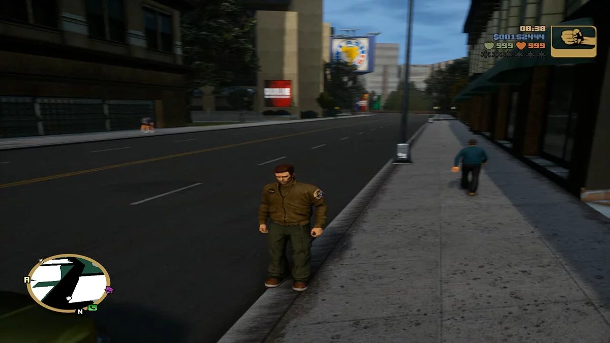 Claude in Taxi Driver Outfit / GTA 3: The Definitive Edition