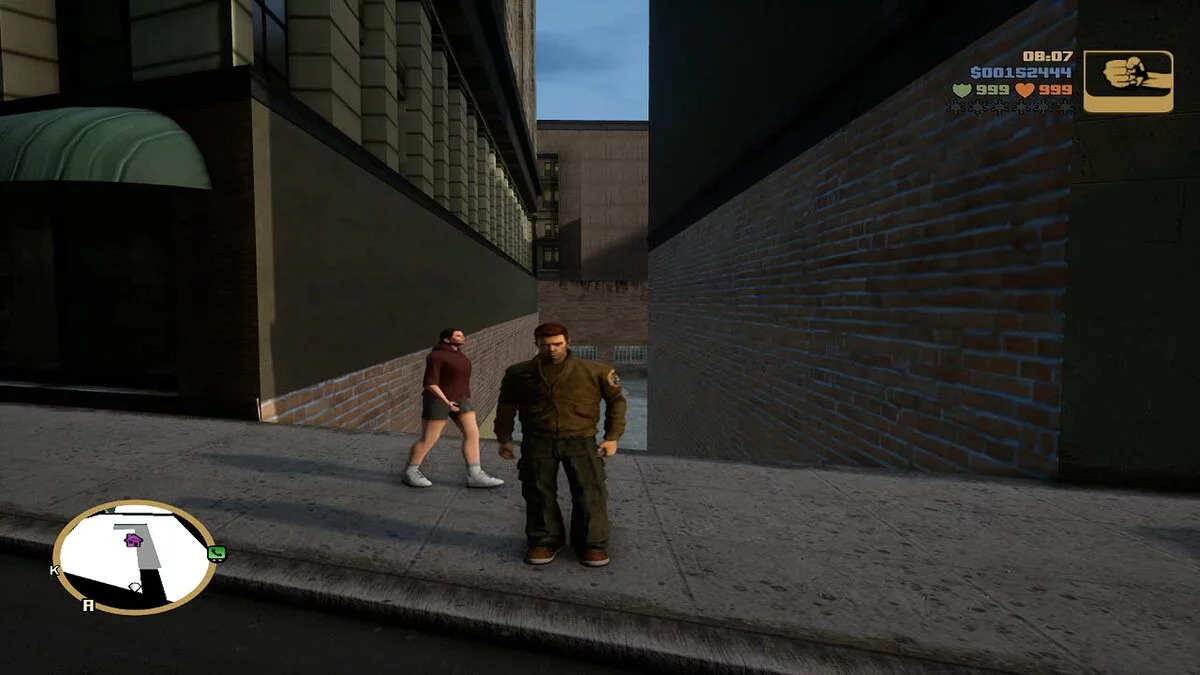 Claude in Taxi Driver Outfit / GTA 3: The Definitive Edition