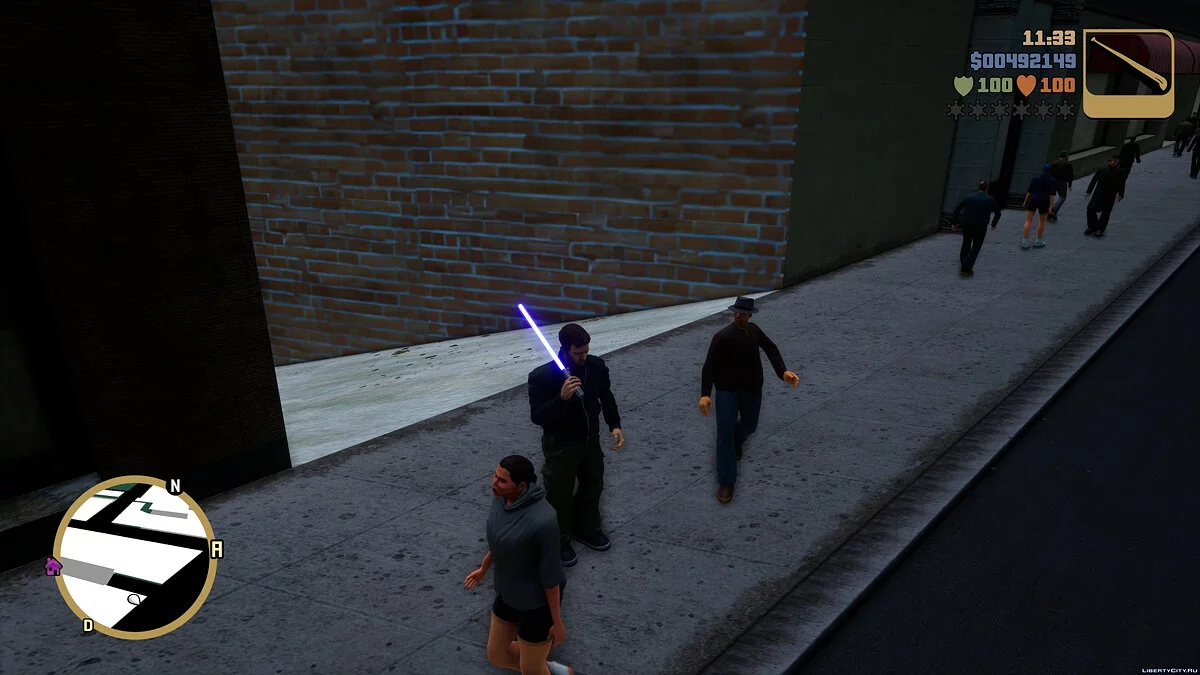 Lightsaber (9 Colors) / GTA 3: The Definitive Edition