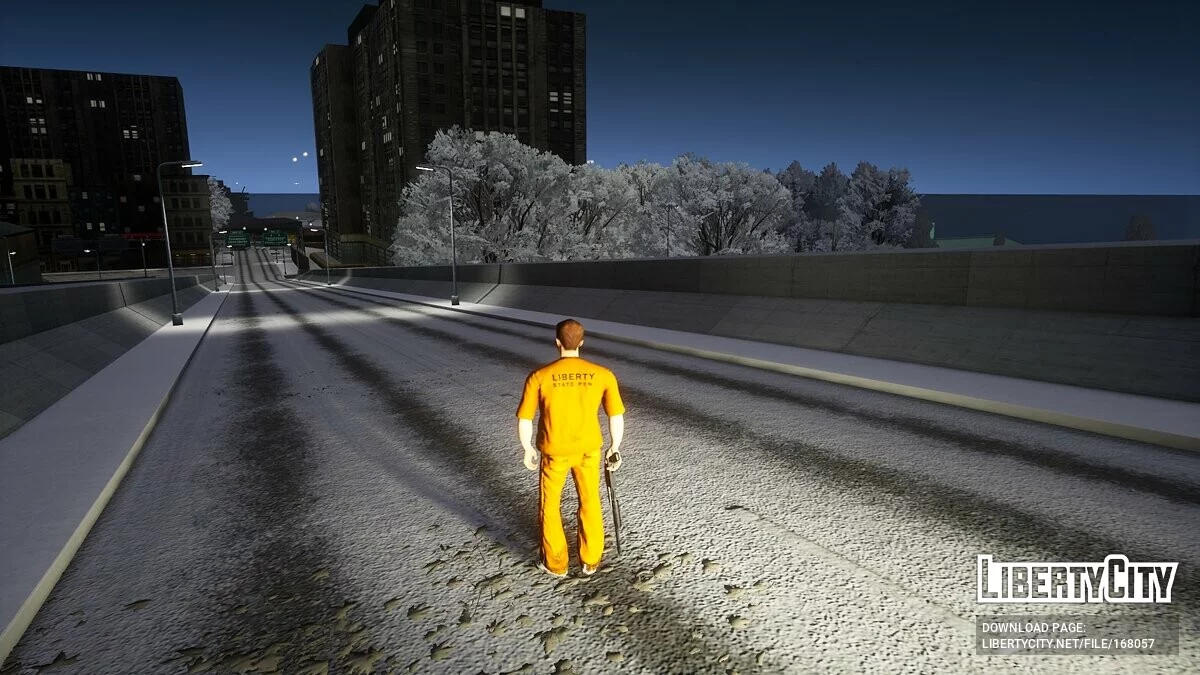 Snow Conversion - Liberty City Covered in Snow / GTA 3: The Definitive Edition