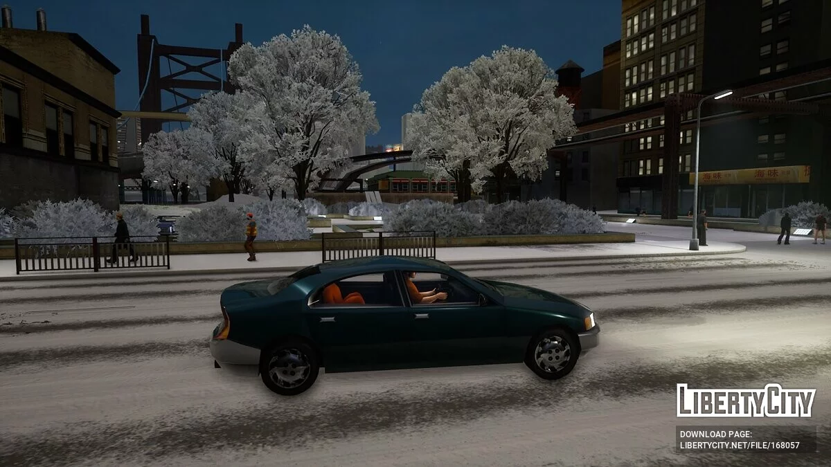Snow Conversion - Liberty City Covered in Snow / GTA 3: The Definitive Edition