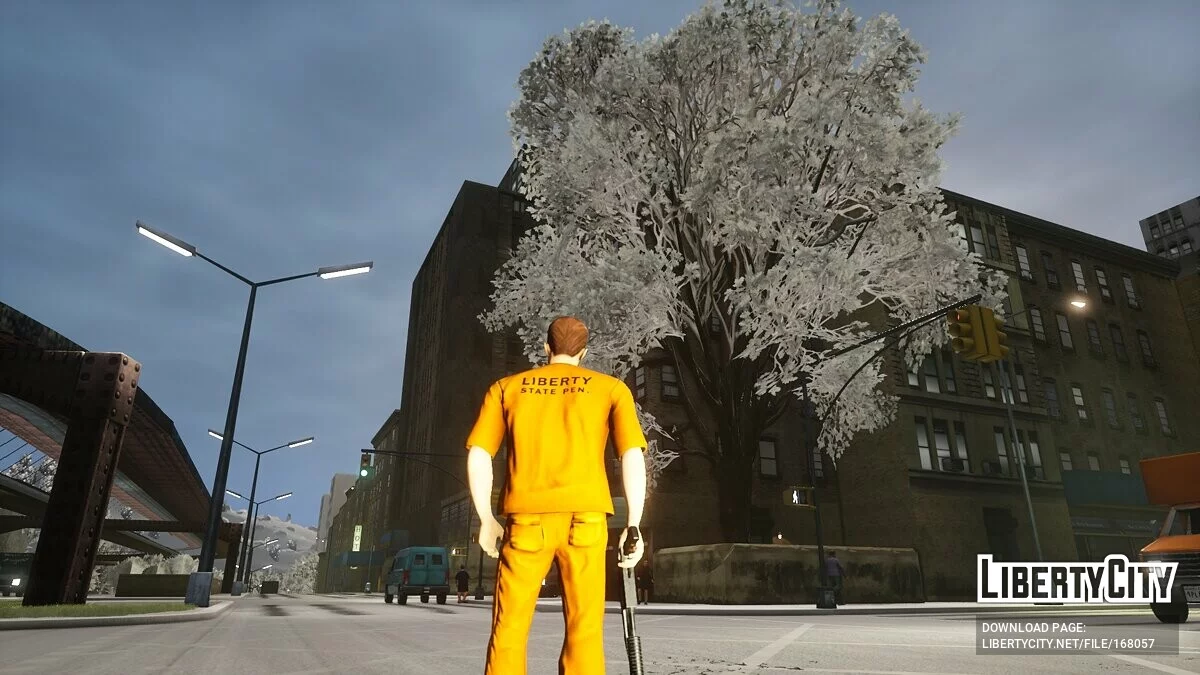 Snow Conversion - Liberty City Covered in Snow / GTA 3: The Definitive Edition