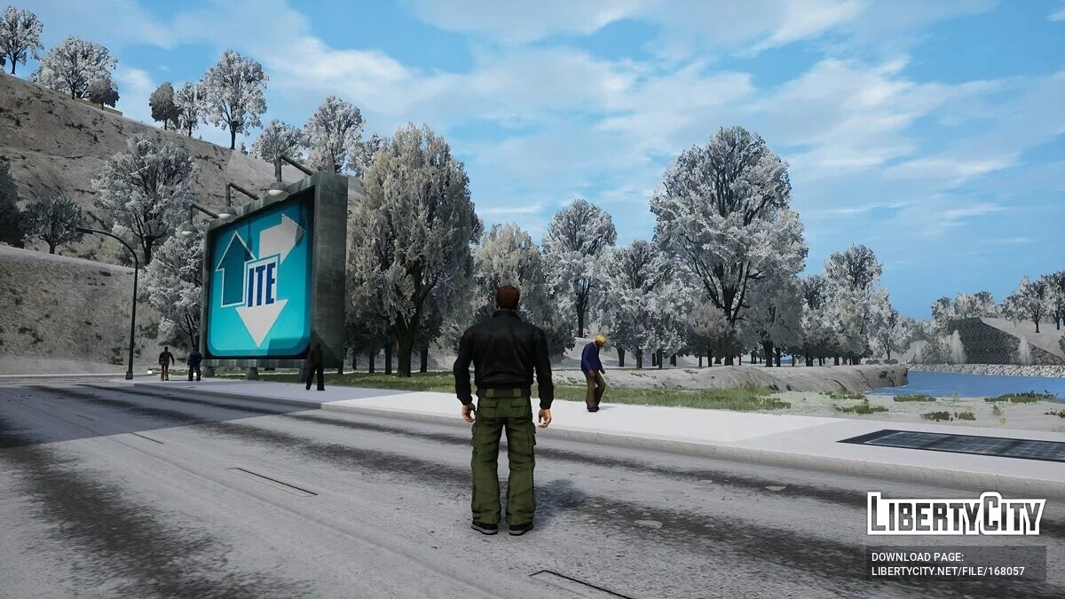 Snow Conversion - Liberty City Covered in Snow / GTA 3: The Definitive Edition