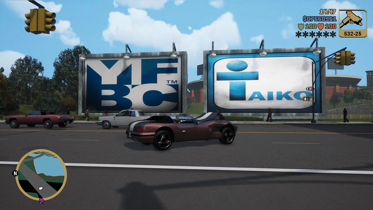 Текстури з Xbox версії / GTA 3: The Definitive Edition