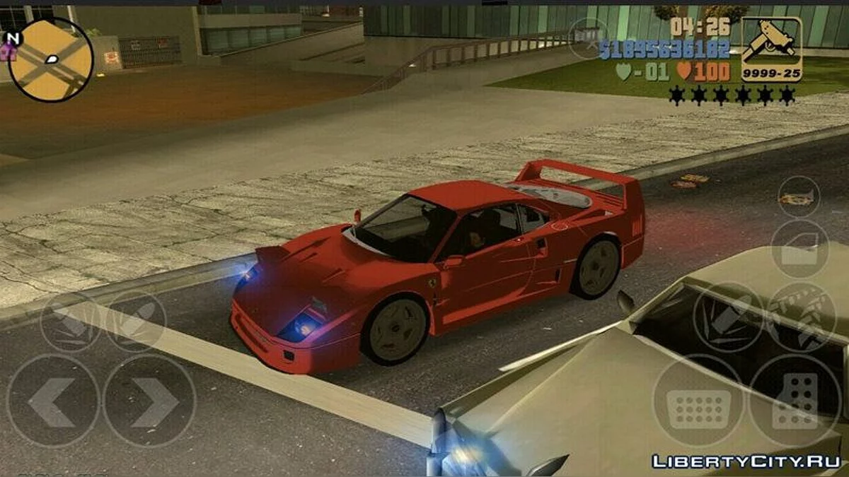 法拉利 F40 / GTA 3 (iOS, Android)