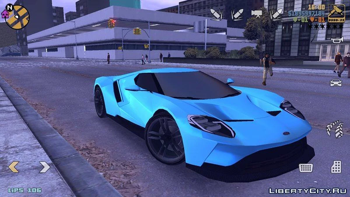 Ford GT 2015 / GTA 3 (iOS, Android)