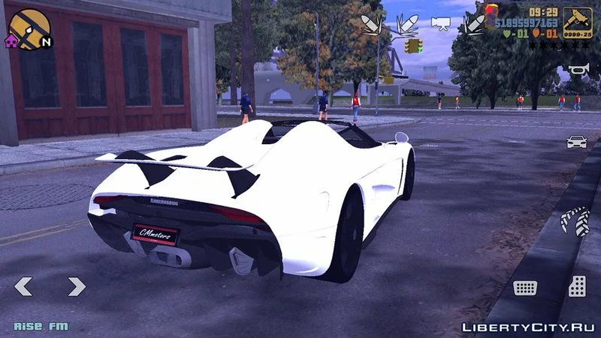 Koenigsegg Regera / GTA 3 (iOS, Android)