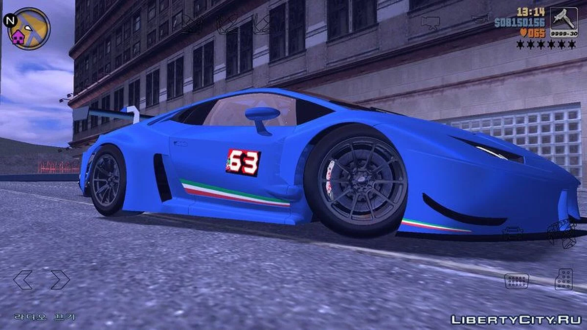 Lamborghini Huracan GT3 / GTA 3 (iOS, Android)