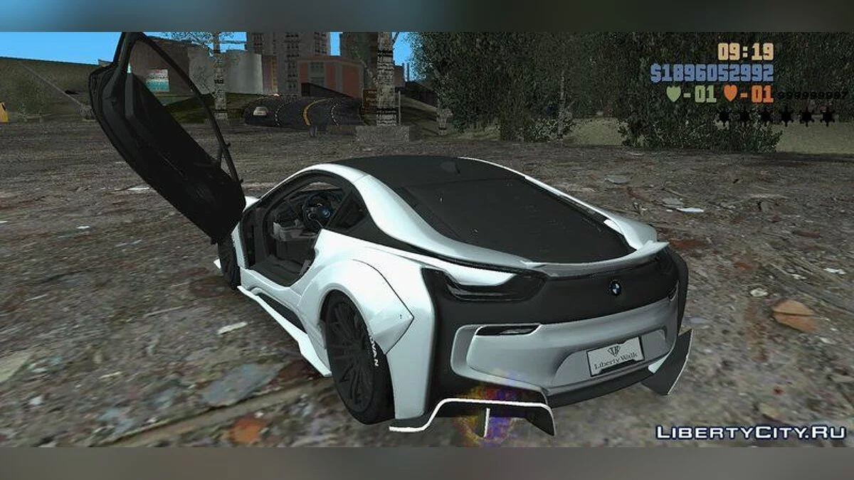2017年宝马i8 LibertyWalk / GTA 3 (iOS, Android)